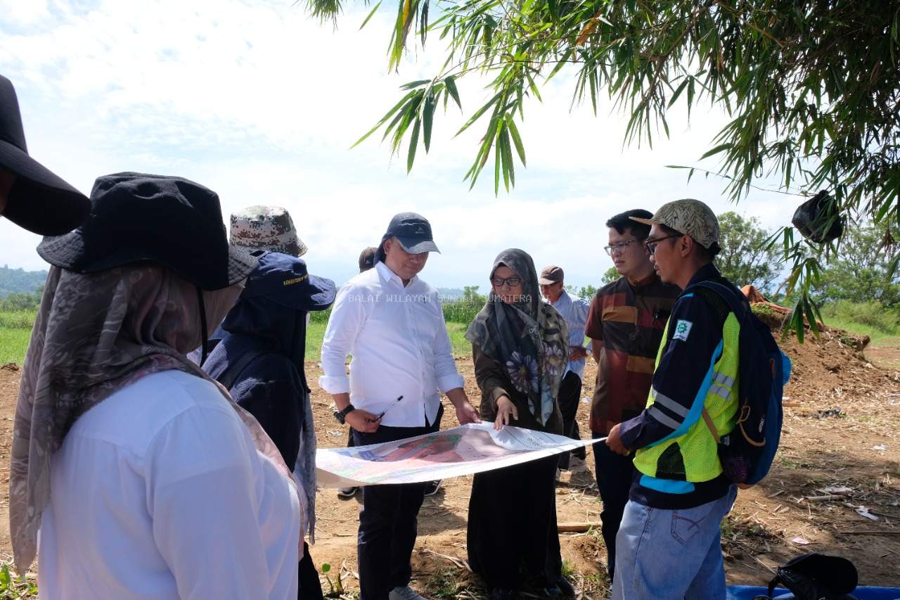 Kunjungan Pekerjaan Pembangunan Inlet Danau Kerinci TA. 2022