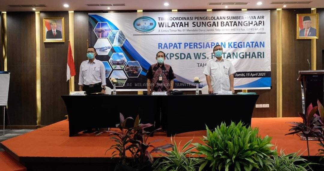 Rapat Persiapan Kegiatan TKPSDA WS. Batanghari Tahun 2021